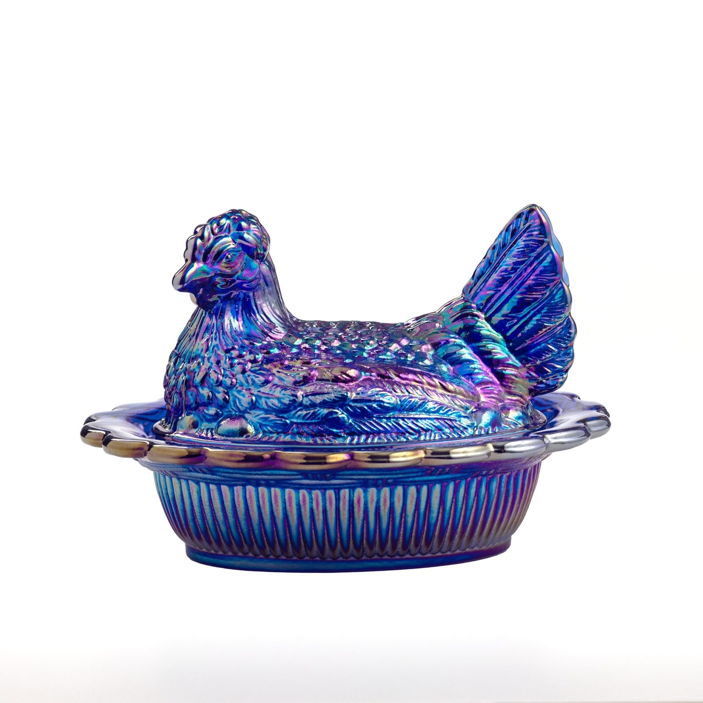 6" Hen on Basket