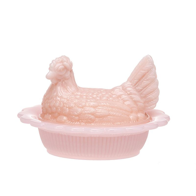 6" Hen on Basket