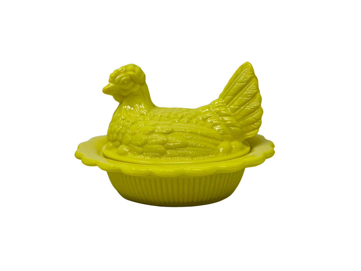 6" Hen on Basket