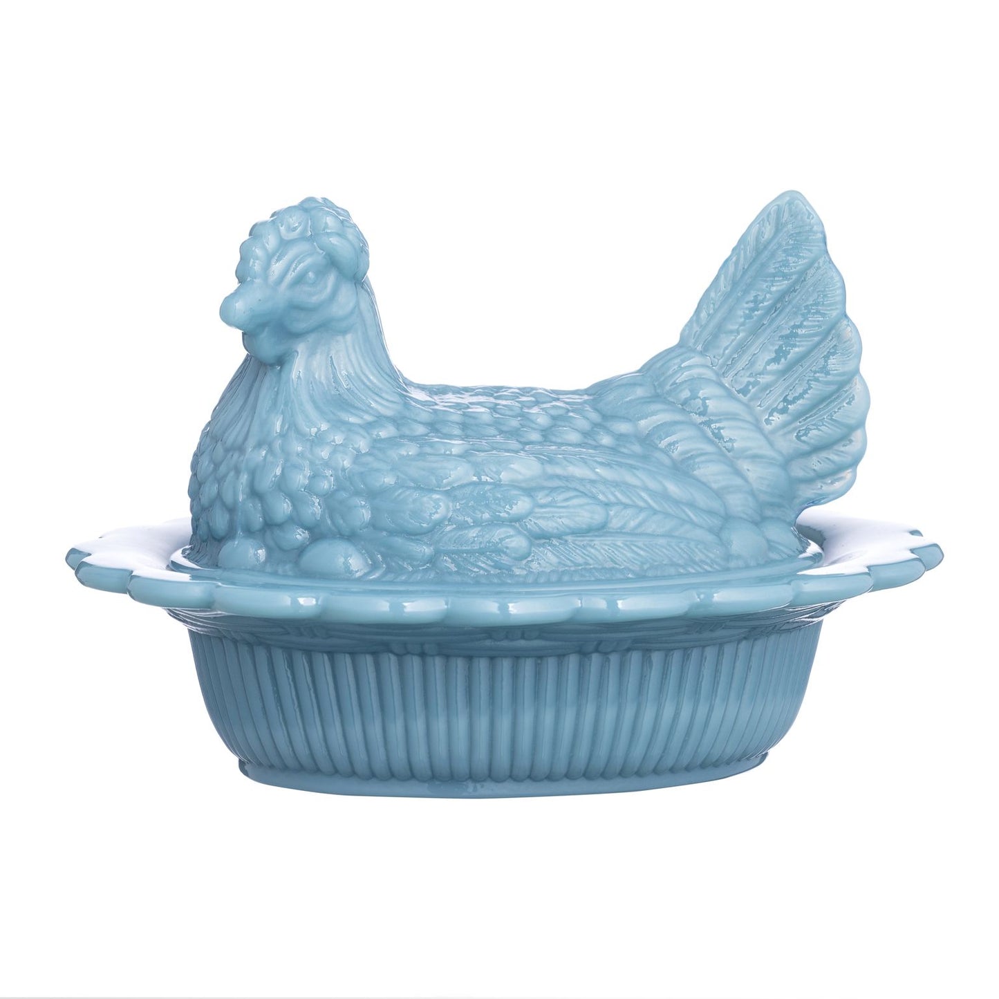 6" Hen on Basket
