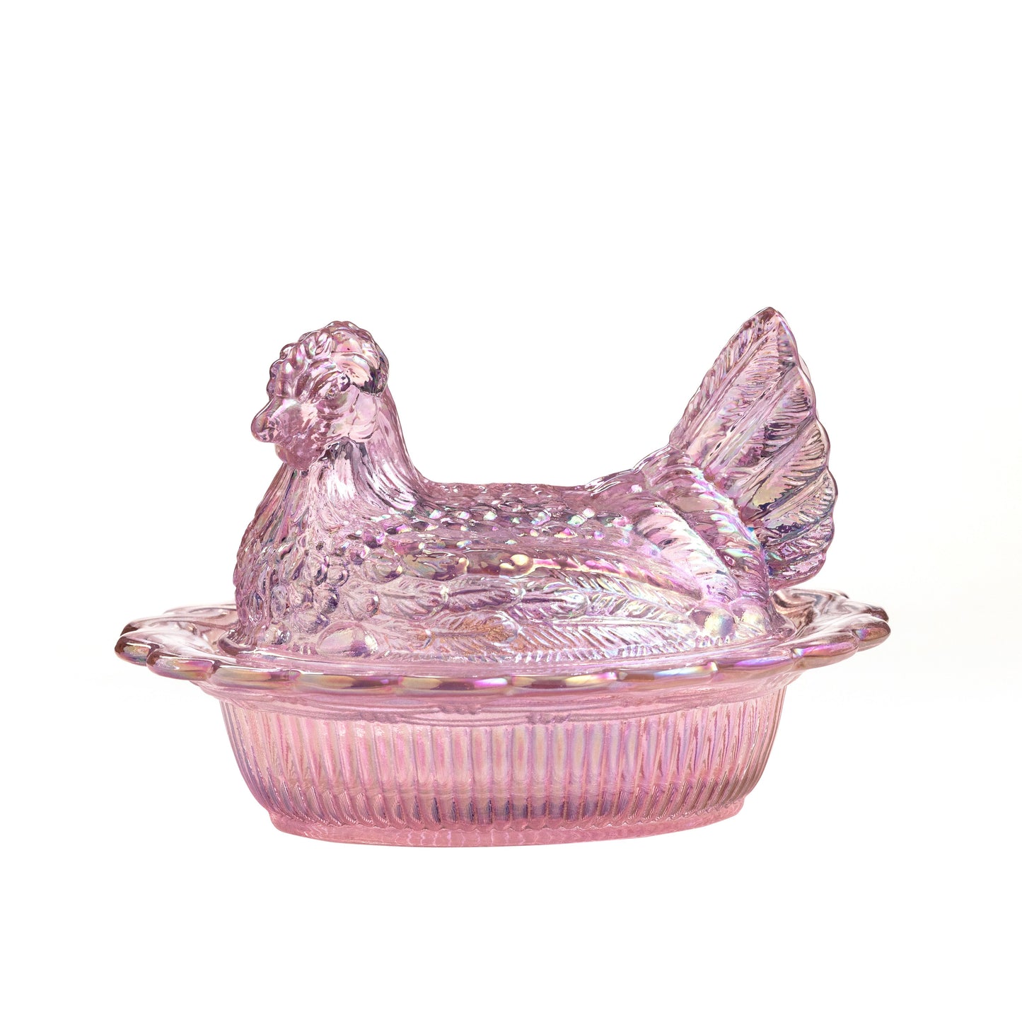 6" Hen on Basket