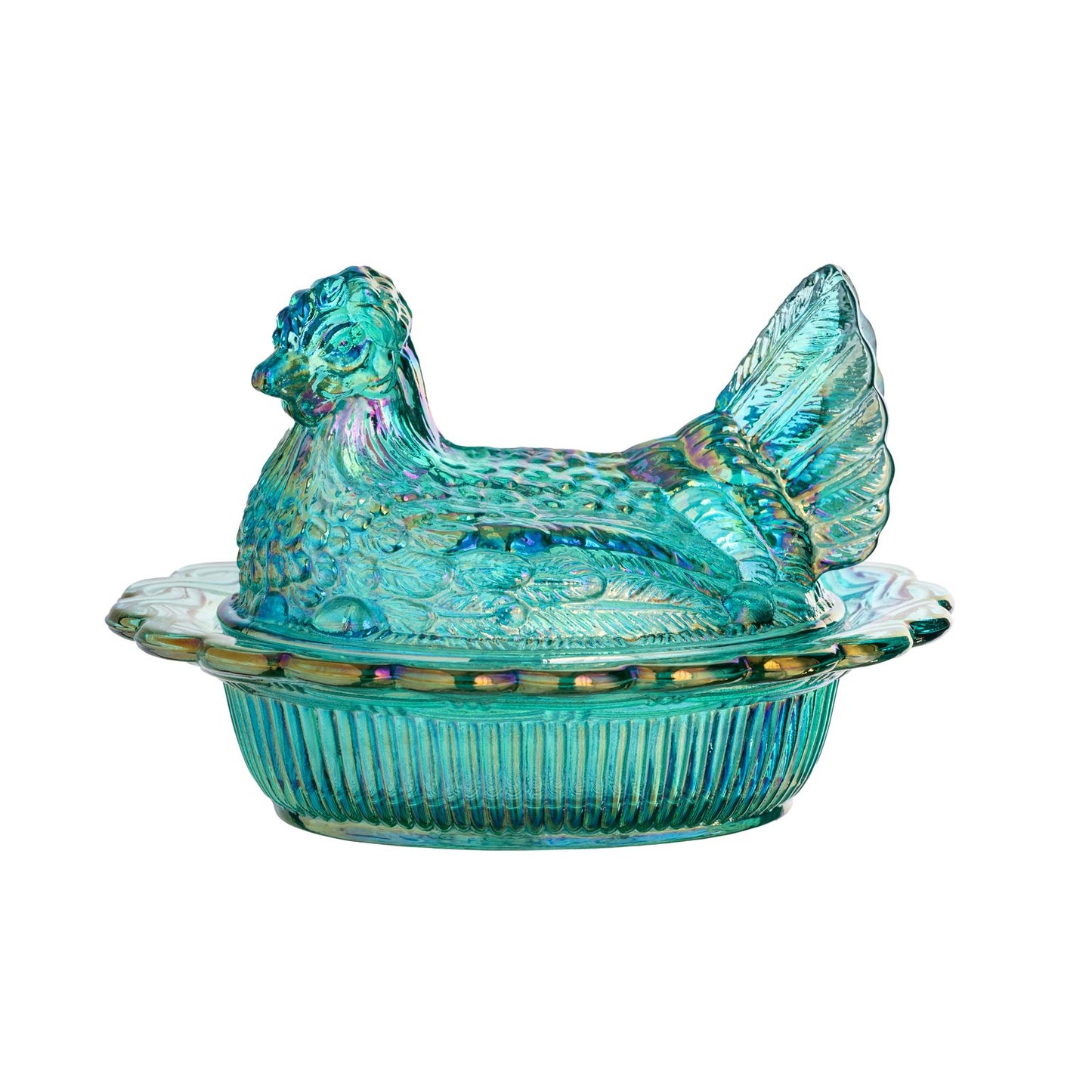 6" Hen on Basket