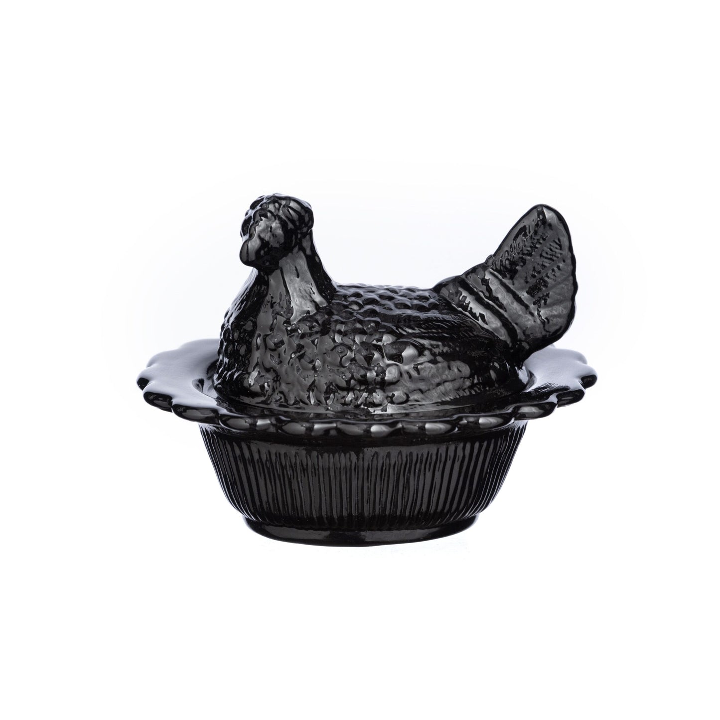 Mini Hen on Basket