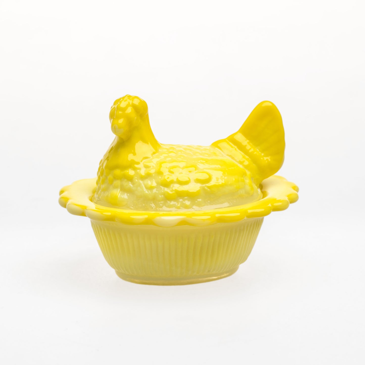 Mini Hen on Basket