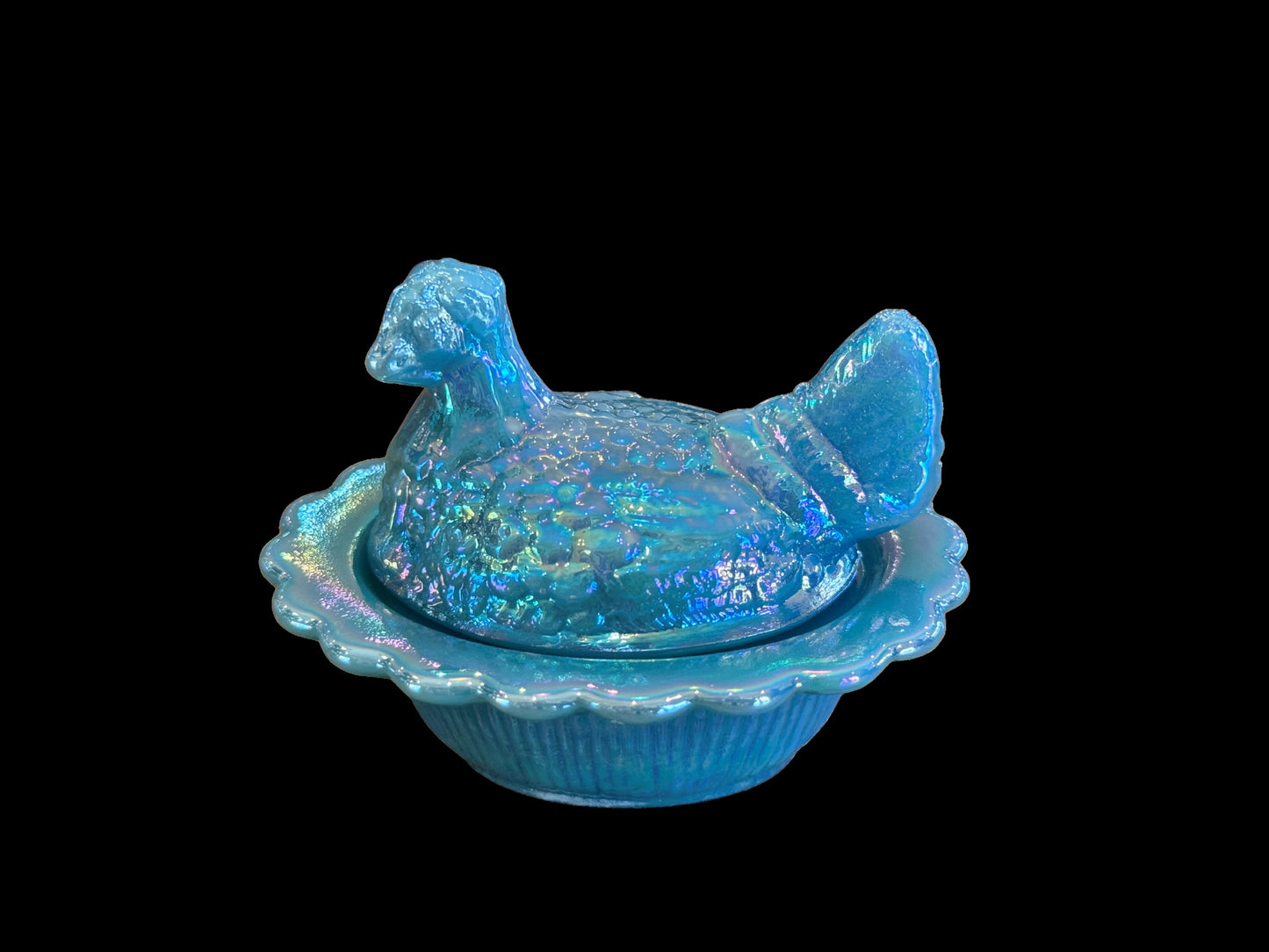 Mini Hen on Basket