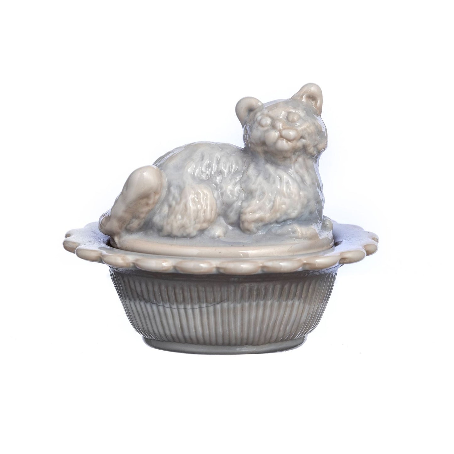 Mini Cat on Basket