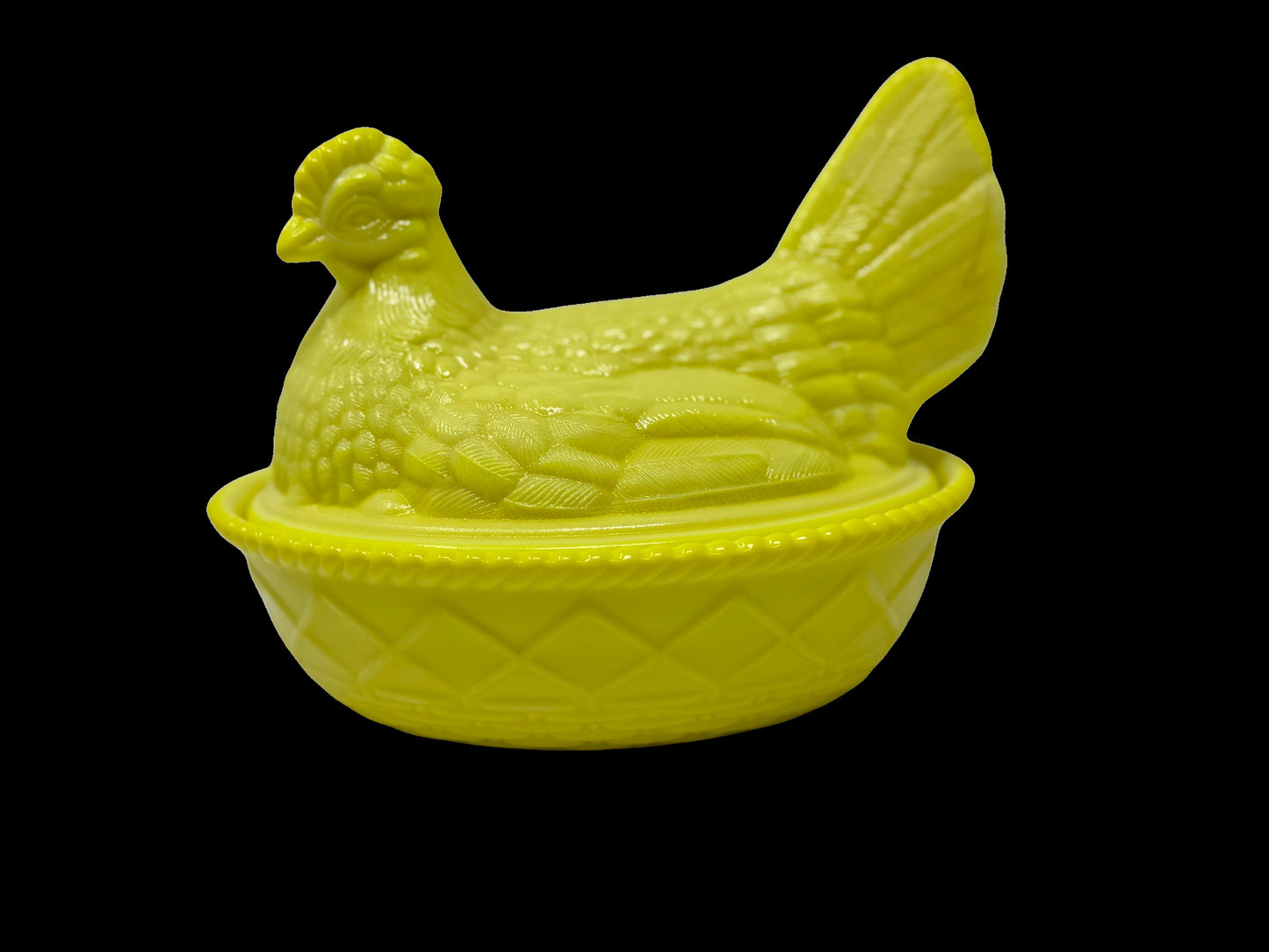 7" Hen on Basket