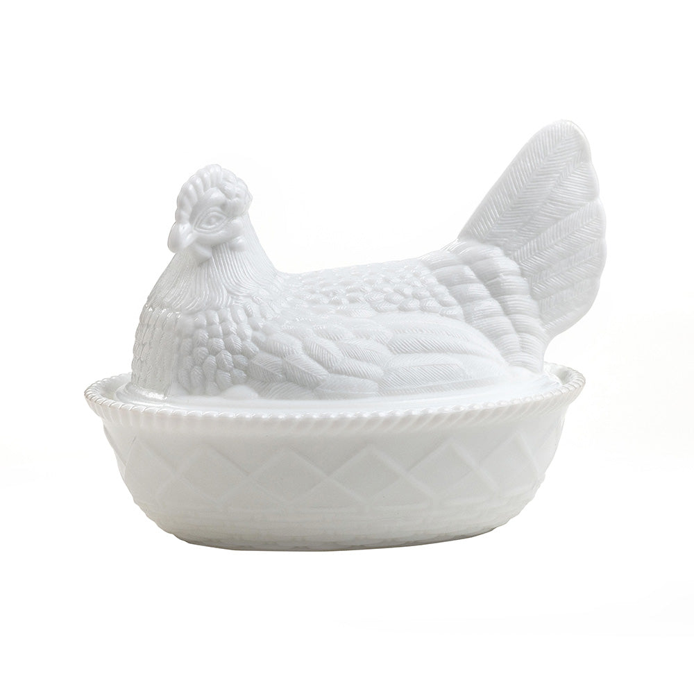 7" Hen on Basket
