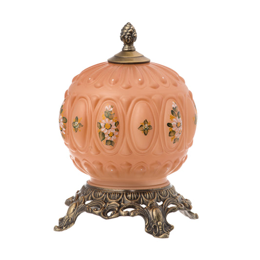 10″ Nite Lite/Amber with Floral