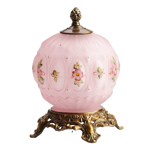 10" Nite Lite/Pink with Pink Pansy