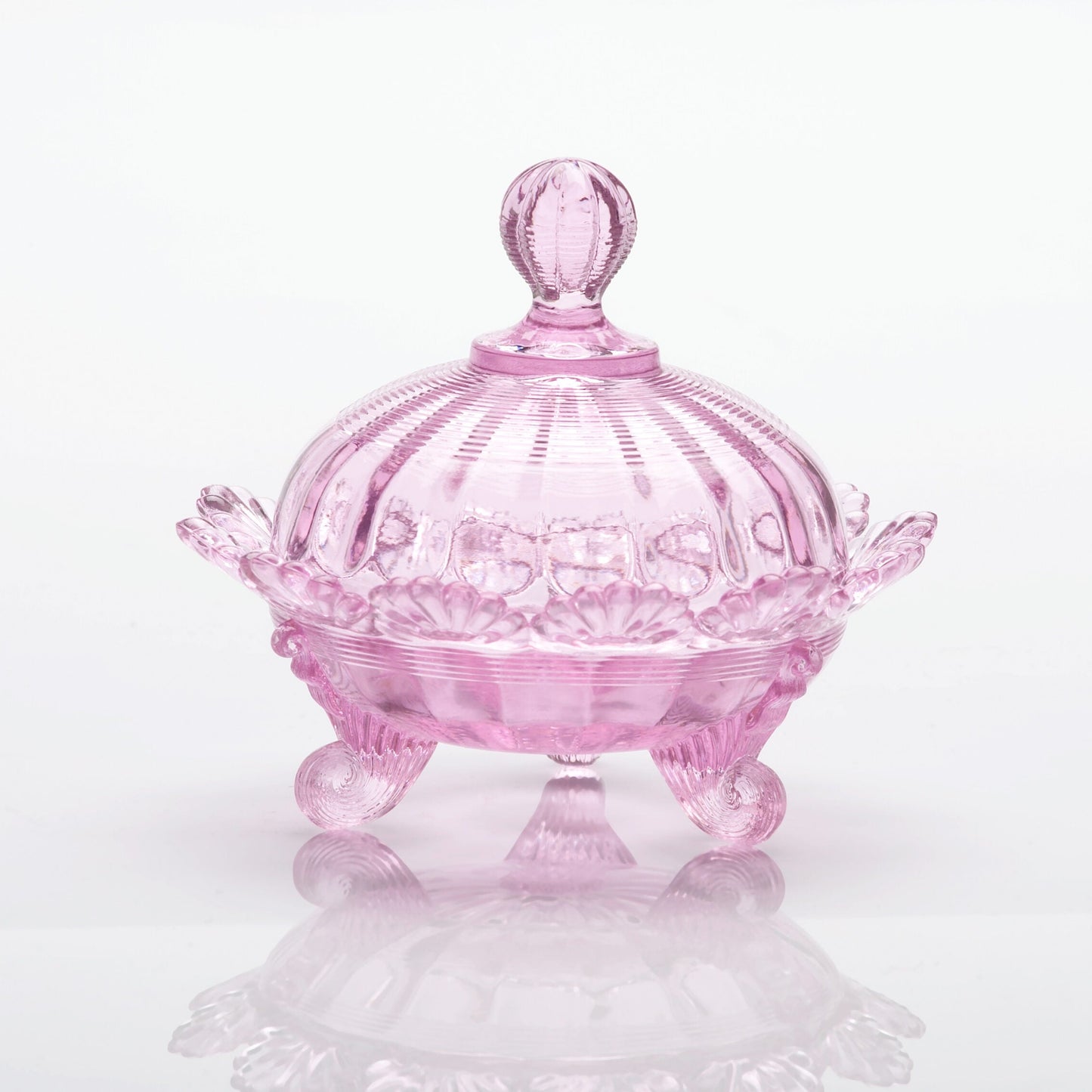 Covered Footed Candy Dish