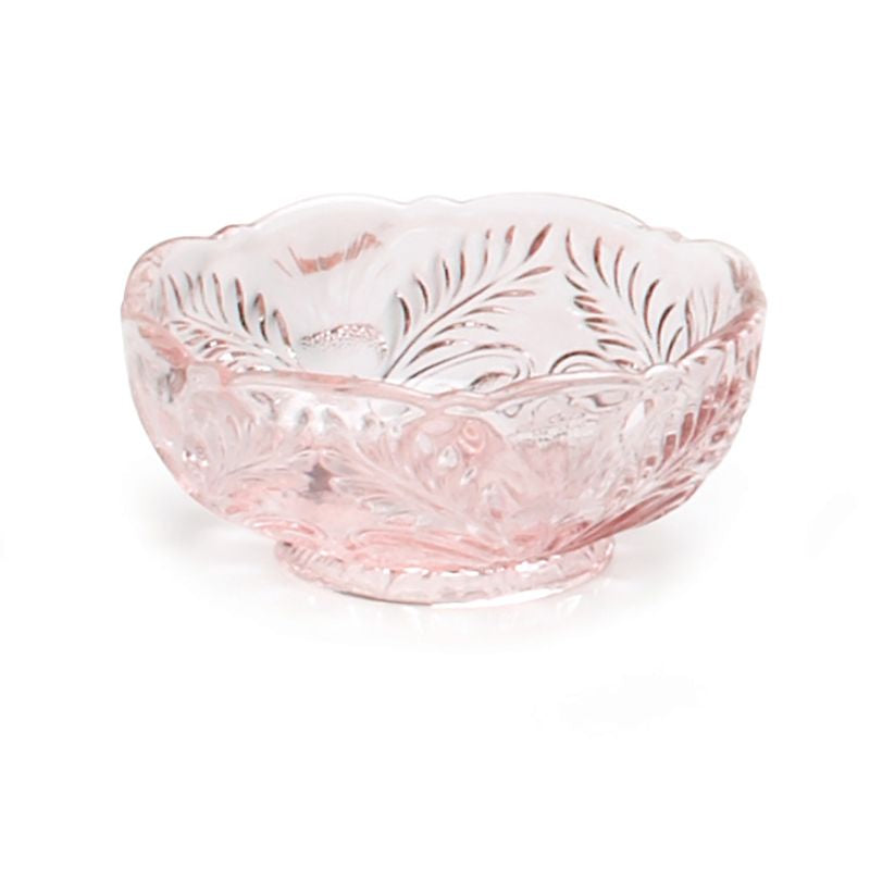 ヴィンテージMosser Glass ラージサイズ 脚付きベリーボウル 刻印