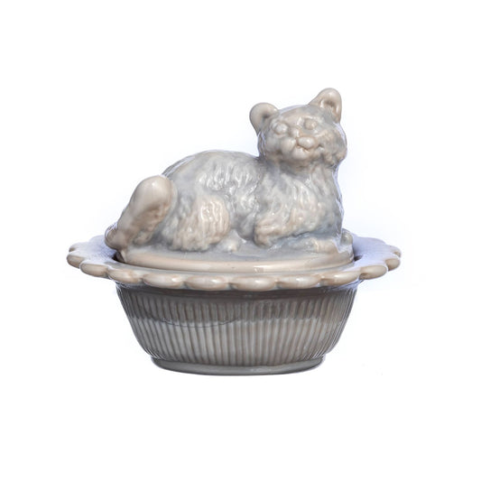 Mini Cat on Basket