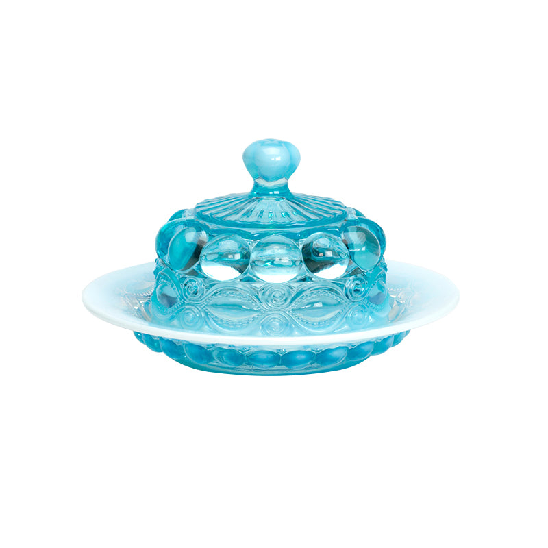 Mosser Glass Eye Winker Butter Dish