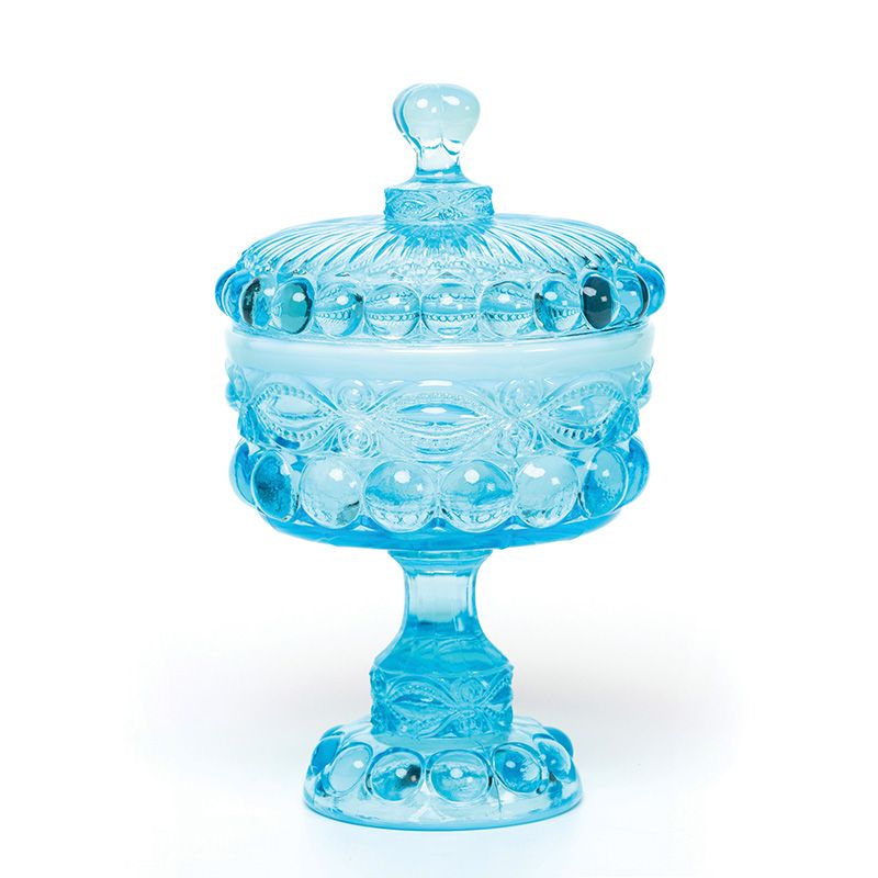 Eye Winker Large Covered Compote