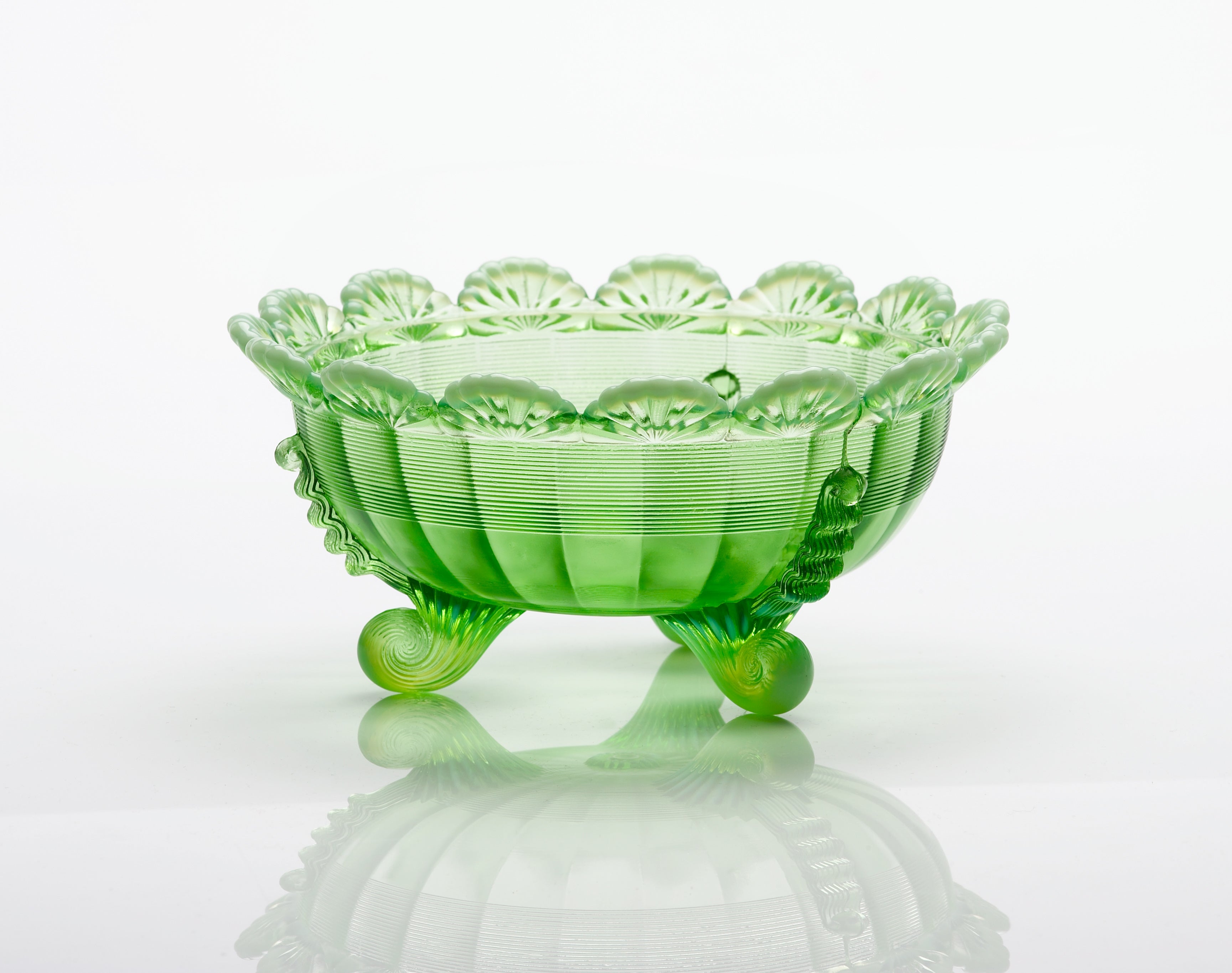 Footed Berry Bowl – Mosser Glass