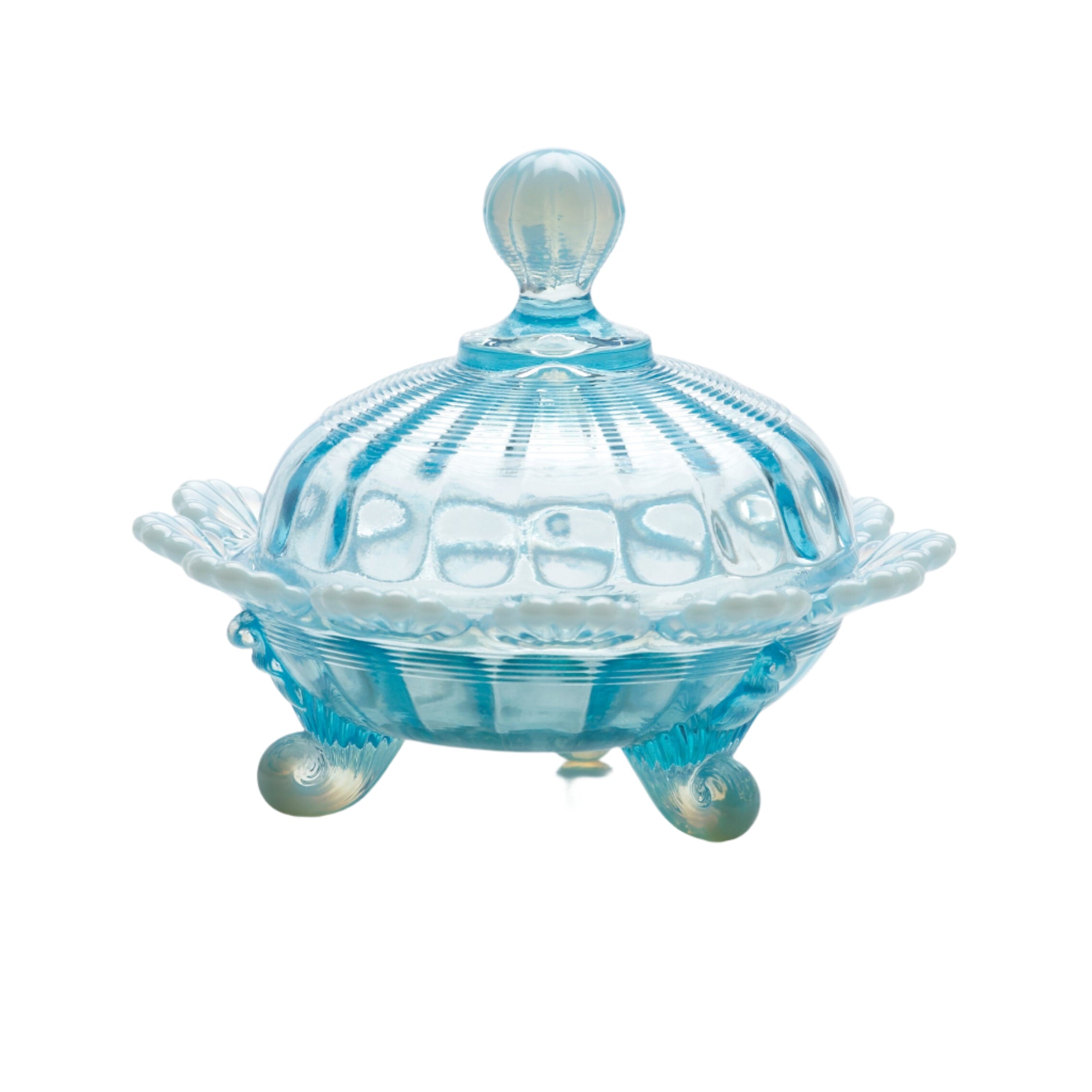 Covered Footed Candy Dish