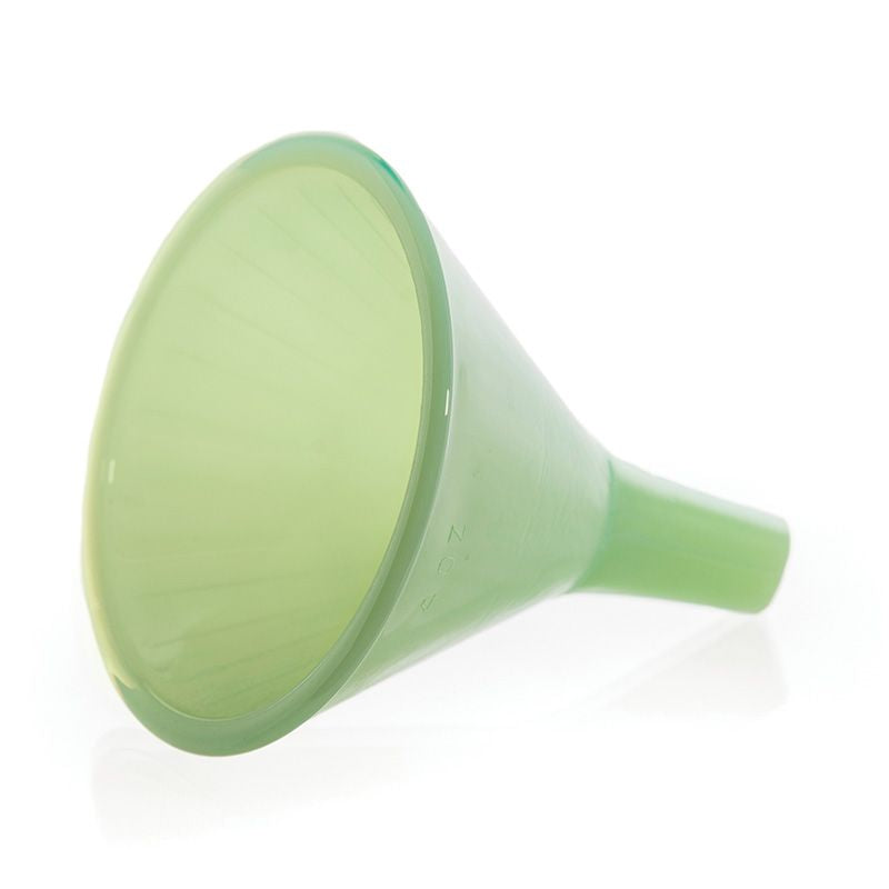 4 Oz. Ribbed Funnel – Mosser Glass