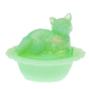 Mini Cat on Basket