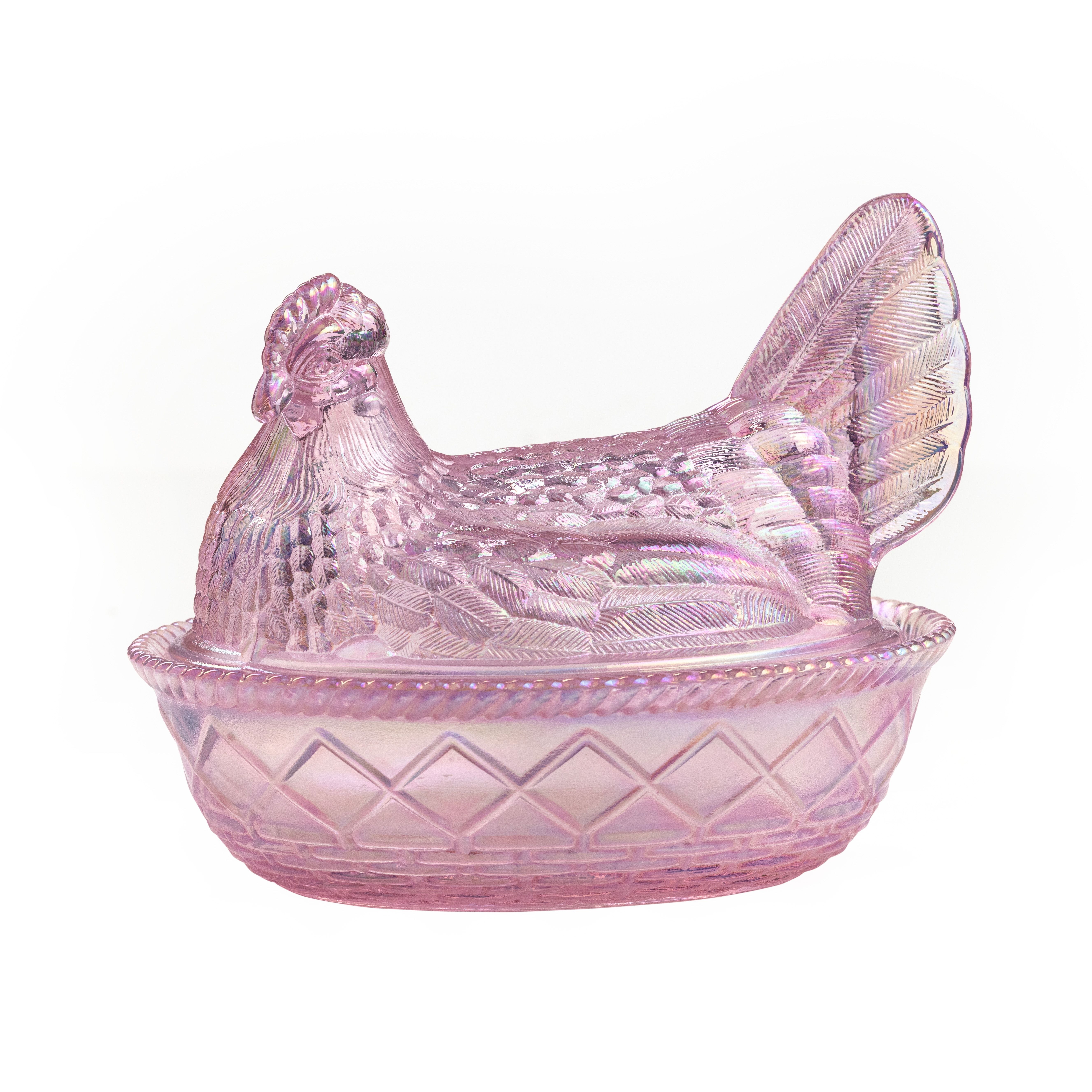 7" Hen on Basket